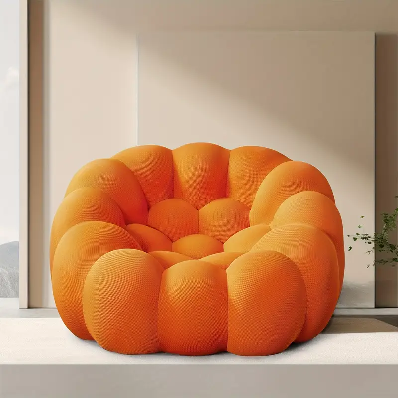 3D Honeycomb Bubble Chair Lazy Sofa for Living Room, Bedroom, Office Bean Bag Chair, Comfortable Full Body Wrap Upholstered Sofa